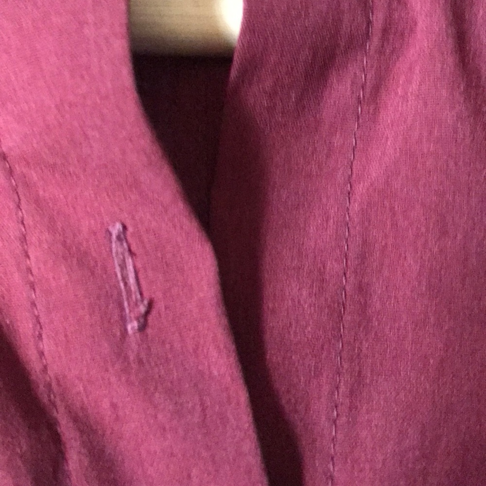 Brass Plum short sleeve burgundy blouse - Picture 4 of 6